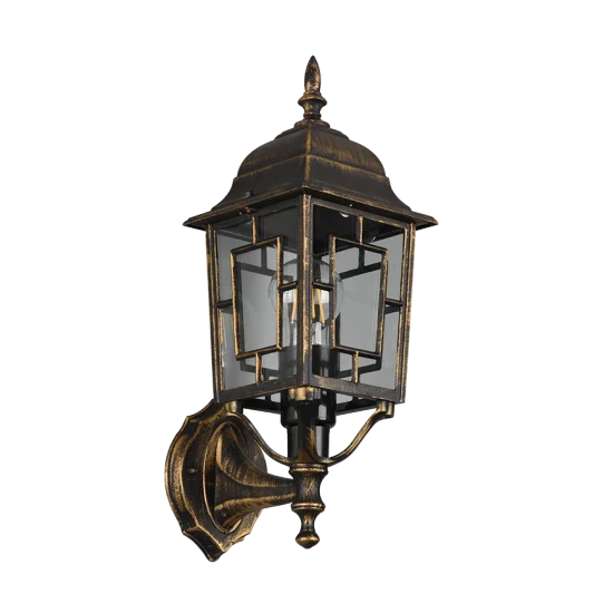 Volturno seinalamp, antiikrooste, 41,5 cm - Valgustus Luminance'ilt