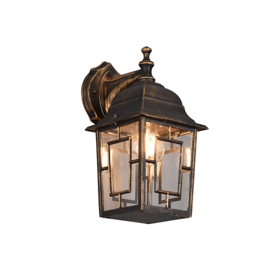 Volturno seinalamp, antiikrooste, 30 cm - Valgustus Luminance'ilt