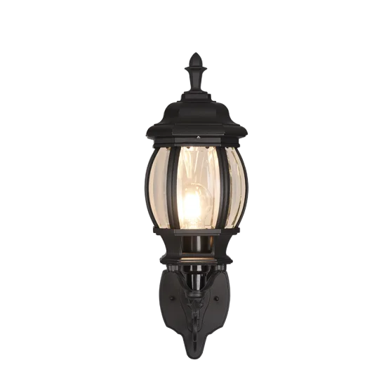 Elvo seinalamp, matt must, 49,5 cm, 18 cm, 24,5 cm, survealumiinium (206967132) - Valgustus Luminance'ilt