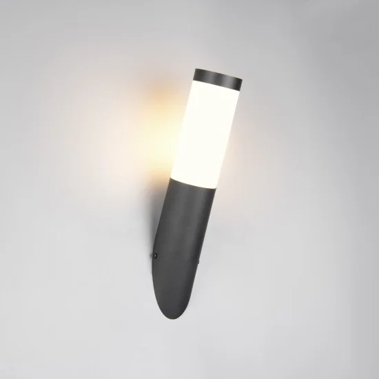 Trioto seinalamp, matt must, 39 cm, 7,5 cm, 17 cm, roostevaba teras (209760132) - Valgustus Luminance'ilt