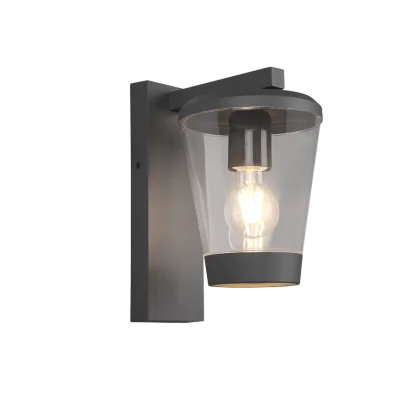 Cavado seinalamp, antratsiit, 28 cm, 16 cm, 23 cm, survealumiinium (211060142) - Valgustus Luminance'ilt