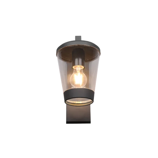 Cavado seinalamp, antratsiit, 28 cm, 16 cm, 23 cm, survealumiinium (211060142) - Valgustus Luminance'ilt