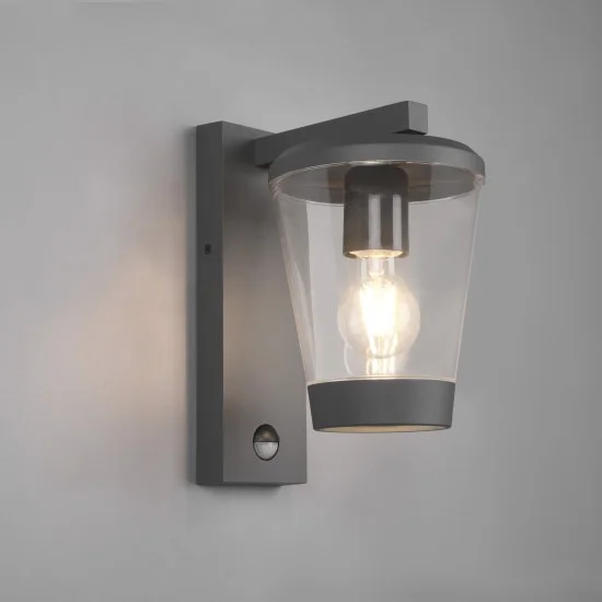 Cavado seinalamp, antratsiit, 28 cm, 16 cm, 23 cm, survealumiinium (211069142) - Valgustus Luminance'ilt