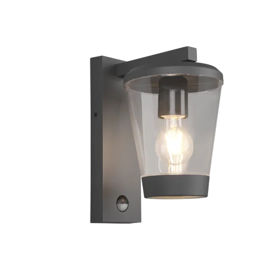 Cavado seinalamp, antratsiit, 28 cm, 16 cm, 23 cm, survealumiinium (211069142) - Valgustus Luminance'ilt