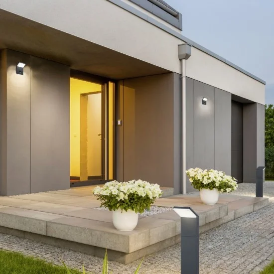 Pearl seinalamp, antratsiit, 16 cm, 10 cm, 10,5 cm, survealumiinium (221169142) - Valgustus Luminance'ilt