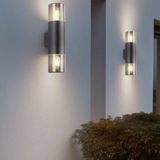 Hoosic seinalamp, matt must, 33 cm, 8,5 cm, 11,8 cm, survealumiinium (224060232) - Valgustus Luminance'ilt