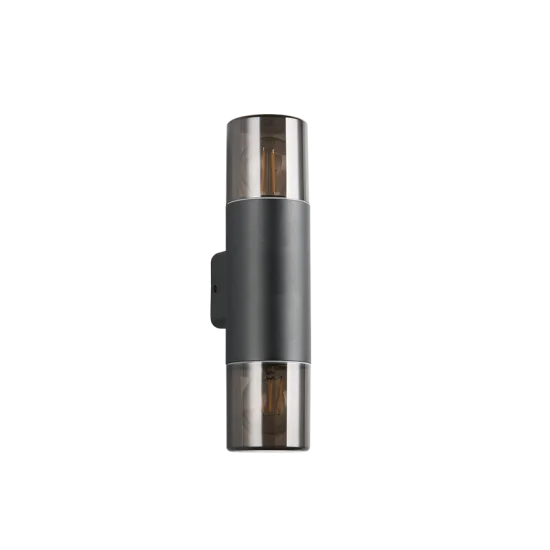 Hoosic seinalamp, matt must, 33 cm, 8,5 cm, 11,8 cm, survealumiinium (224060232) - Valgustus Luminance'ilt