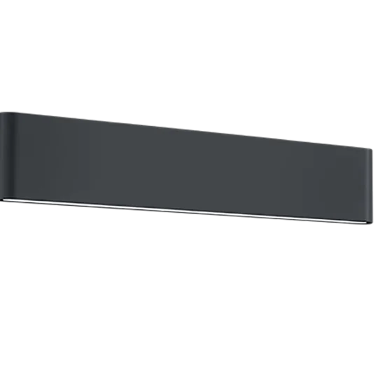 Thames II seinalamp, antratsiit, 9 cm, 46,5 cm - Valgustus Luminance'ilt