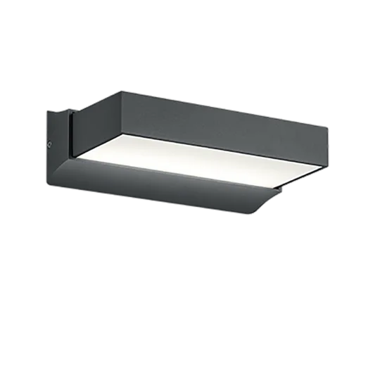 Cuando seinalamp, antratsiit, 7 cm, 23,2 cm, 13,5 cm, survealumiinium (226660242) - Valgustus Luminance'ilt