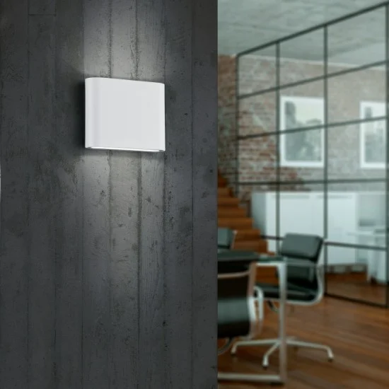 Thames II seinalamp, matt valge, 9 cm, 11,5 cm - Valgustus Luminance'ilt