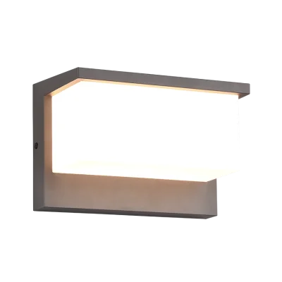 Nestos seinalamp, antratsiit, 15 cm, 23 cm, 12 cm, survealumiinium (240960142) - Valgustus Luminance'ilt