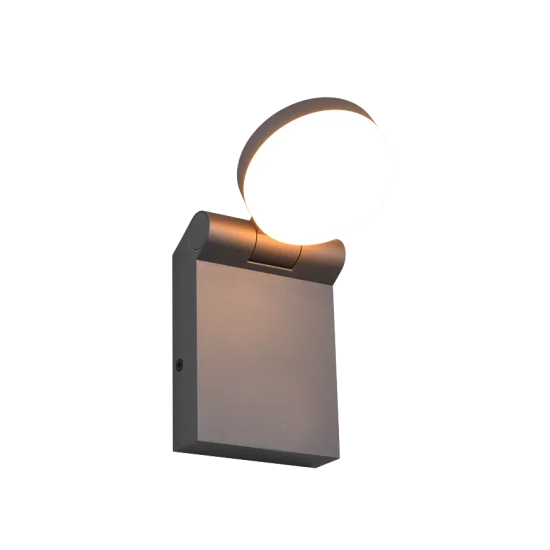 Adour seinalamp, antratsiit, 19 cm, 10 cm, 14 cm, survealumiinium (245560142) - Valgustus Luminance'ilt