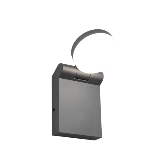 Adour seinalamp, antratsiit, 19 cm, 10 cm, 14 cm, survealumiinium (245560142) - Valgustus Luminance'ilt