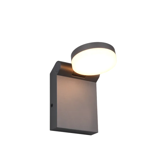 Adour seinalamp, antratsiit, 19 cm, 10 cm, 14 cm, survealumiinium (245560142) - Valgustus Luminance'ilt