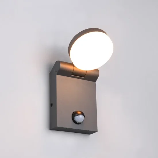 Adour seinalamp, antratsiit, 19 cm, 10 cm, 14 cm, survealumiinium (245569142) - Valgustus Luminance'ilt