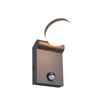 Adour seinalamp, antratsiit, 19 cm, 10 cm, 14 cm, survealumiinium (245569142) - Valgustus Luminance'ilt