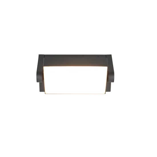 Kansas seinalamp, antratsiit, 10 cm, 20 cm, 15 cm, survealumiinium (246860142) - Valgustus Luminance'ilt