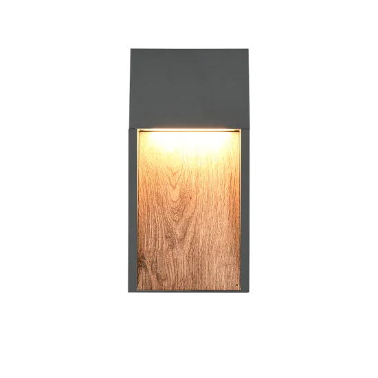 Salmon seinalamp, puiduimitatsioon, 33 cm, 16,5 cm, 4,5 cm, survealumiinium (246960135) - Valgustus Luminance'ilt