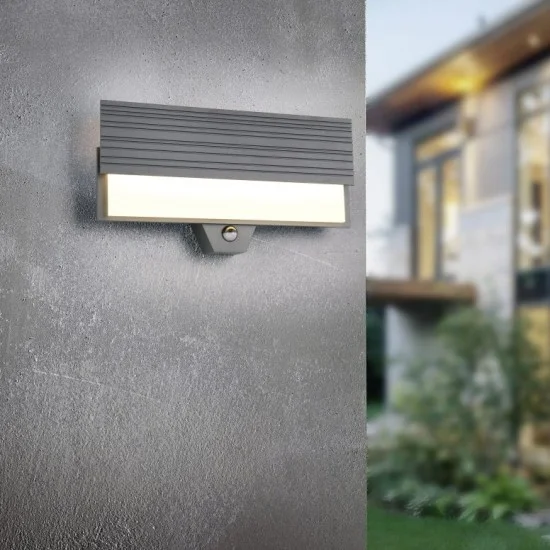 Mariza seinalamp, antratsiit, 20,5 cm - Valgustus Luminance'ilt