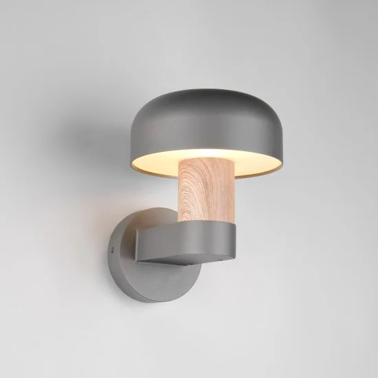 Fraser seinalamp, puiduimitatsioon, 24,5 cm, 19 cm, 25 cm, survealumiinium (262560135) - Valgustus Luminance'ilt