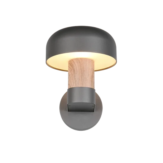 Fraser seinalamp, puiduimitatsioon, 24,5 cm, 19 cm, 25 cm, survealumiinium (262560135) - Valgustus Luminance'ilt