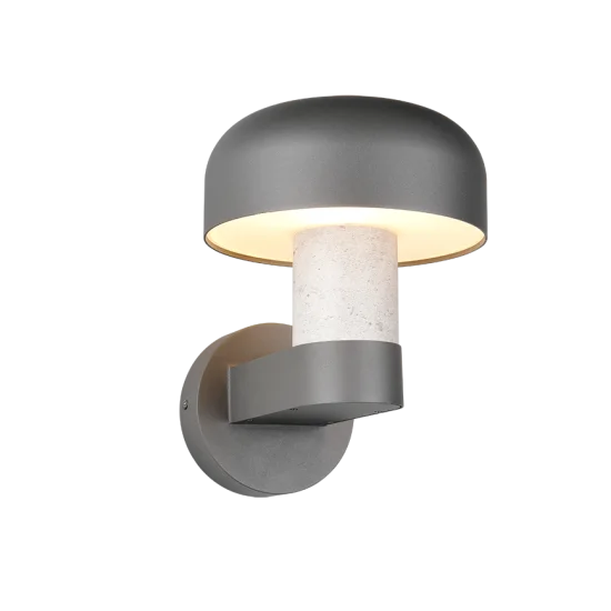 Fraser seinalamp, betooniimitatsioon, 24,5 cm, 19 cm, 25 cm, survealumiinium (262560178) - Valgustus Luminance'ilt