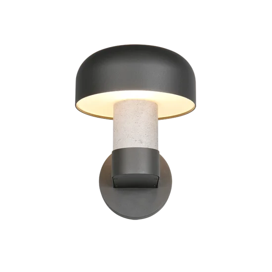 Fraser seinalamp, betooniimitatsioon, 24,5 cm, 19 cm, 25 cm, survealumiinium (262560178) - Valgustus Luminance'ilt