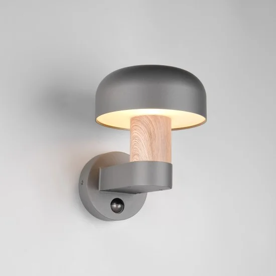 Fraser seinalamp, puiduimitatsioon, 24,5 cm, 19 cm, 25 cm, survealumiinium (262569135) - Valgustus Luminance'ilt