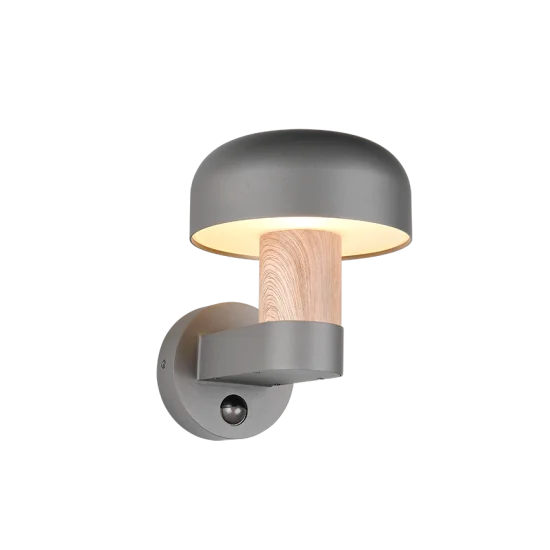 Fraser seinalamp, puiduimitatsioon, 24,5 cm, 19 cm, 25 cm, survealumiinium (262569135) - Valgustus Luminance'ilt