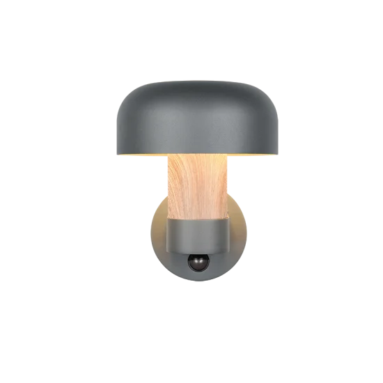 Fraser seinalamp, puiduimitatsioon, 24,5 cm, 19 cm, 25 cm, survealumiinium (262569135) - Valgustus Luminance'ilt