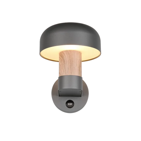 Fraser seinalamp, puiduimitatsioon, 24,5 cm, 19 cm, 25 cm, survealumiinium (262569135) - Valgustus Luminance'ilt