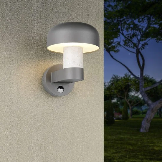 Fraser seinalamp, betooniimitatsioon, 24,5 cm, 19 cm, 25 cm, survealumiinium (262569178) - Valgustus Luminance'ilt