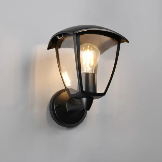 Venta seinalamp, matt must, 24 cm, 17 cm, 20 cm, survealumiinium (263260232) - Valgustus Luminance'ilt