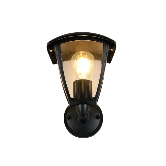 Venta seinalamp, matt must, 24 cm, 17 cm, 20 cm, survealumiinium (263260232) - Valgustus Luminance'ilt