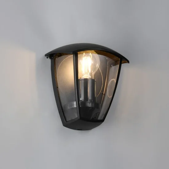 Venta seinalamp, matt must, 20 cm - Valgustus Luminance'ilt