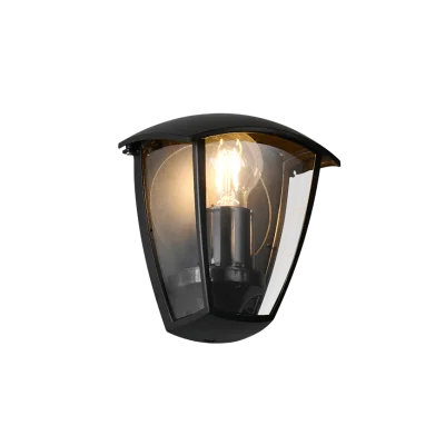 Venta seinalamp, matt must, 20 cm - Valgustus Luminance'ilt