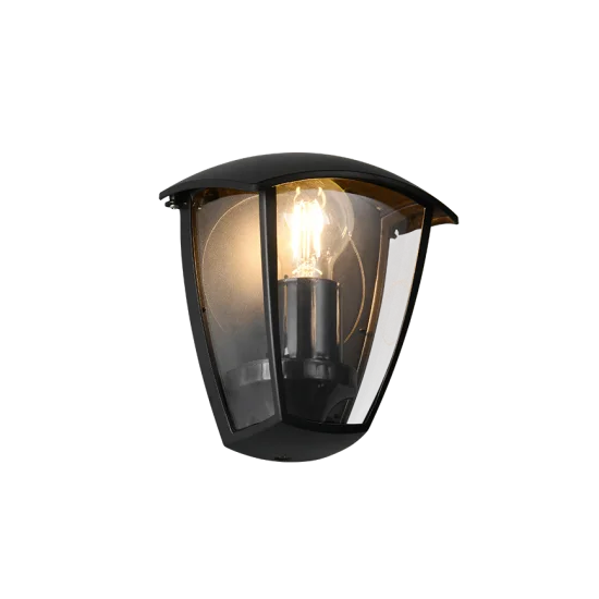 Venta seinalamp, matt must, 20 cm - Valgustus Luminance'ilt