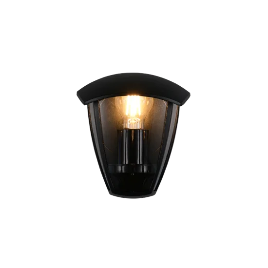 Venta seinalamp, matt must, 20 cm - Valgustus Luminance'ilt