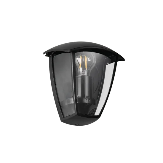 Venta seinalamp, matt must, 20 cm - Valgustus Luminance'ilt