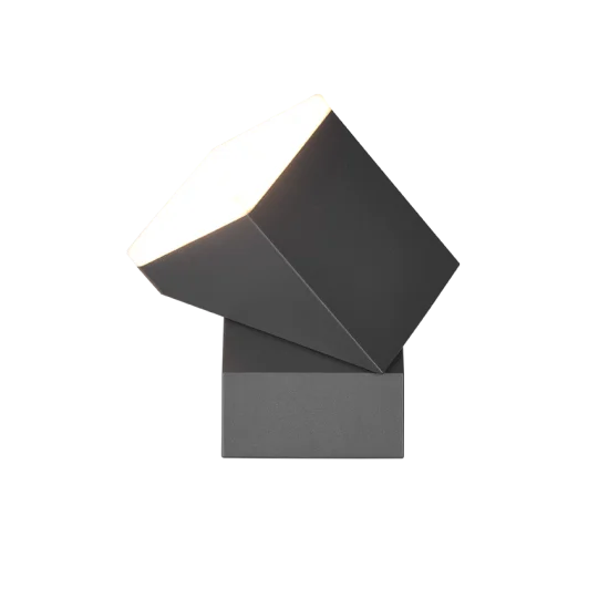 Avon seinalamp, antratsiit, 16 cm, 9 cm, 10,6 cm - Valgustus Luminance'ilt