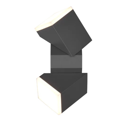 Avon seinalamp, antratsiit, 28 cm, 9 cm, 10,6 cm - Valgustus Luminance'ilt