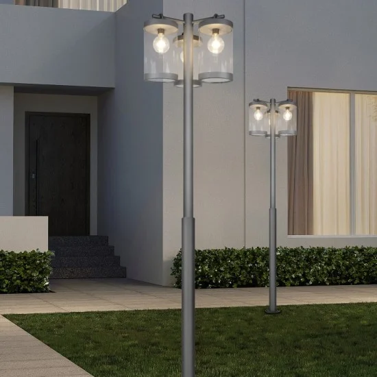 Sambesi pollarvalgusti, antratsiit, 240 cm - Valgustus Luminance'ilt