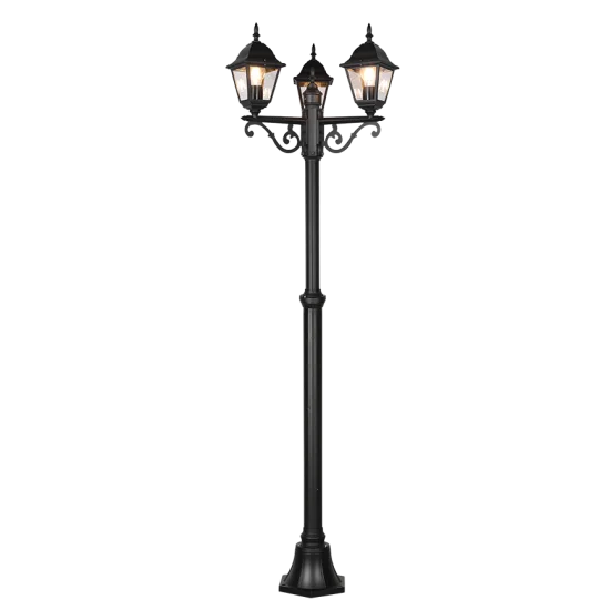 Livenza pollarvalgusti, matt must, 200 cm - Valgustus Luminance'ilt