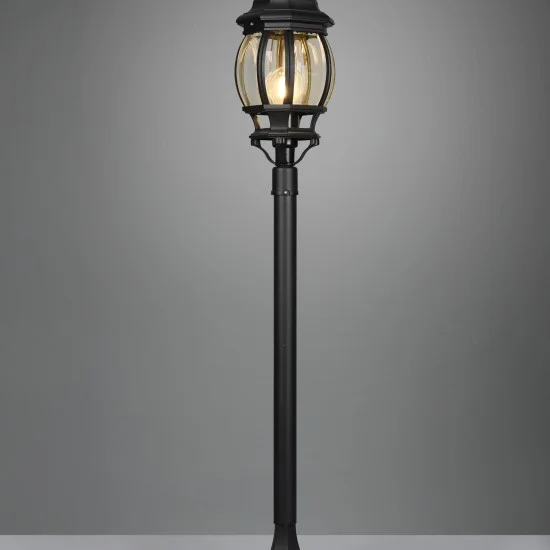 Elvo pollarvalgusti, matt must, 100 cm - Valgustus Luminance'ilt