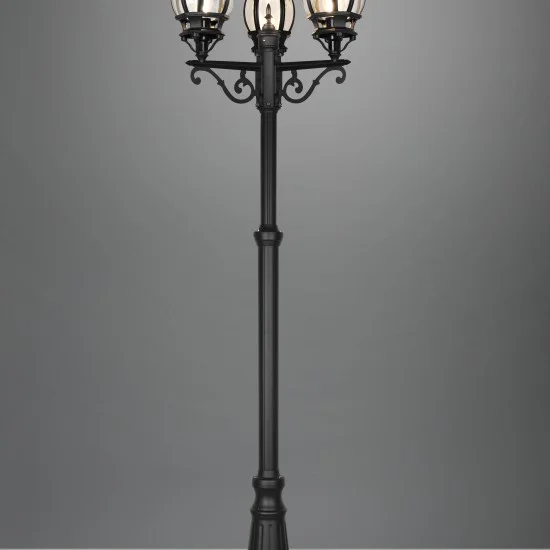 Elvo pollarvalgusti, matt must, 240 cm - Valgustus Luminance'ilt