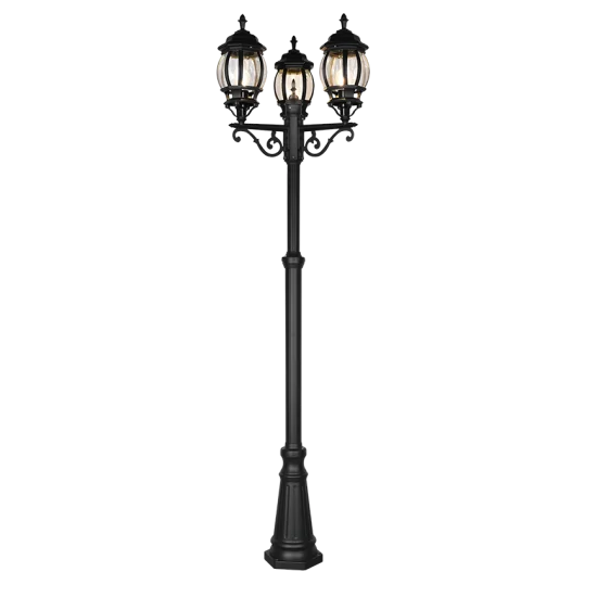 Elvo pollarvalgusti, matt must, 240 cm - Valgustus Luminance'ilt