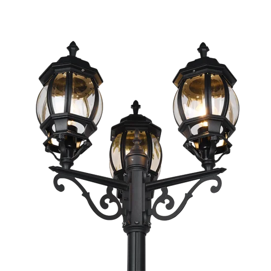 Elvo pollarvalgusti, matt must, 240 cm - Valgustus Luminance'ilt