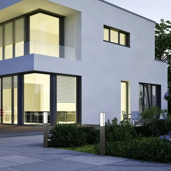 Fuerte pollarvalgusti, antratsiit, 155 cm - Valgustus Luminance'ilt