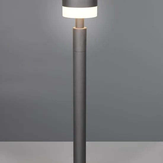 Mackenzie pollarvalgusti, antratsiit, 95 cm - Valgustus Luminance'ilt