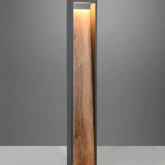 Salmon pollarvalgusti, puiduimitatsioon, 100 cm - Valgustus Luminance'ilt